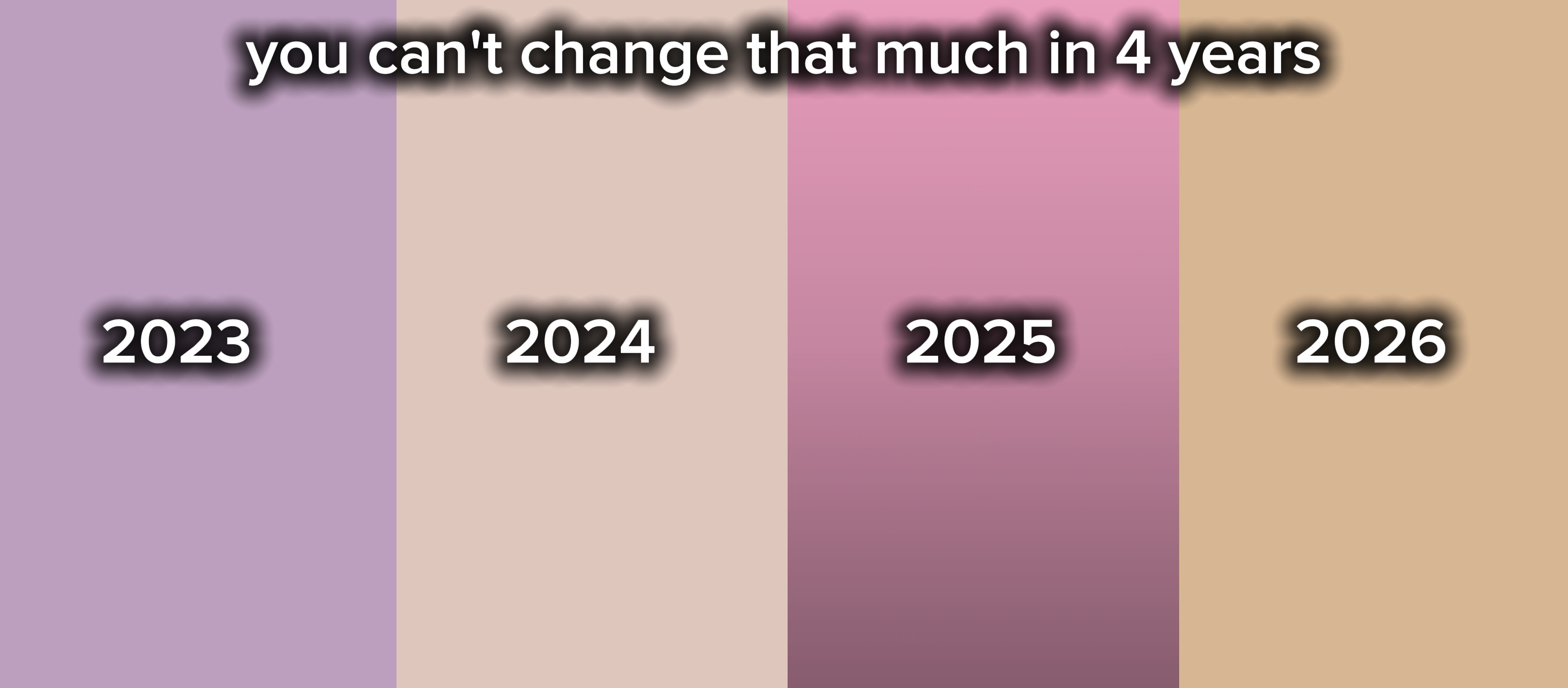Tu ne peux pas changer 