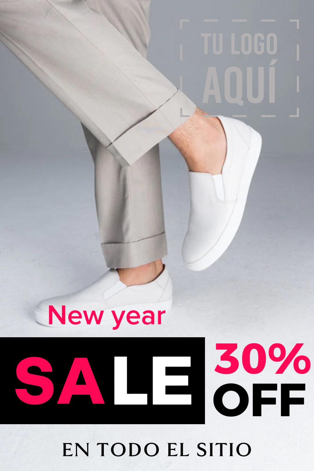 Rebajas 30% de descuento en zapatos
