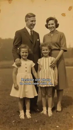 Restore old photos 