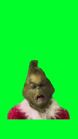 Crying grinch