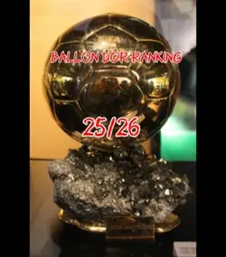 Ballon dor ranking