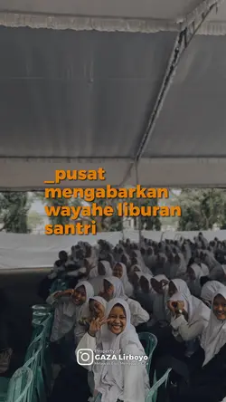 Liburan santri
