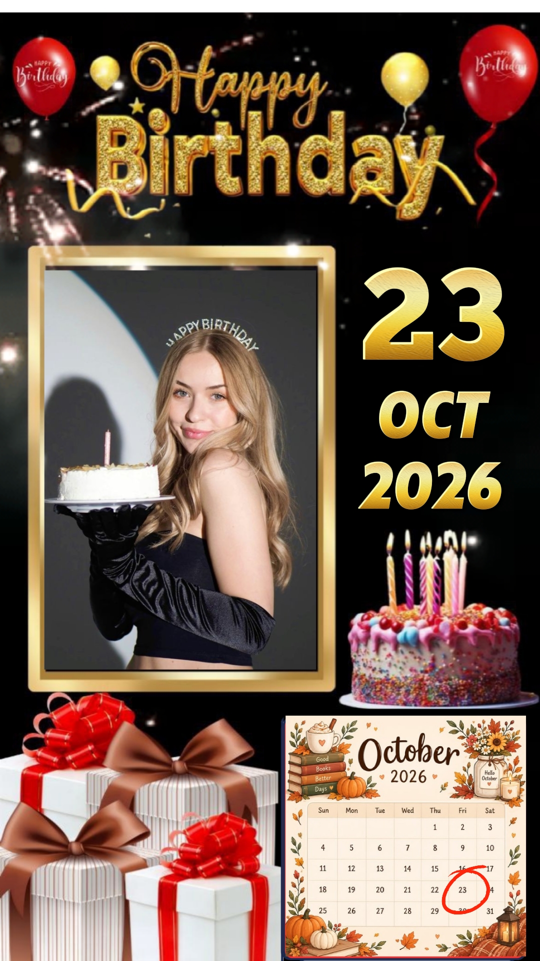 Selamat ulang tahun 23 OKTOBER 2026