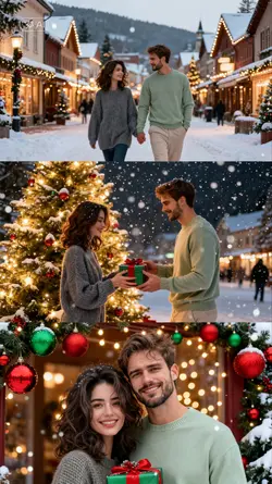 couple Christmast AI