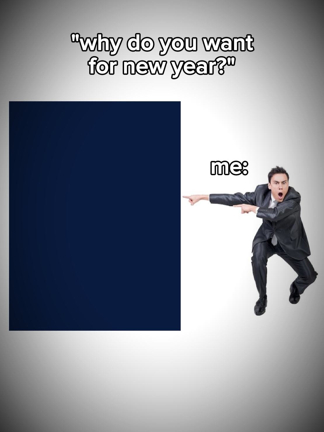Qu'est-ce que tu veux pour la nouvelle année?