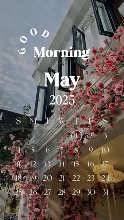 May Calendar 🌺