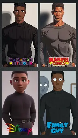 4 Cartoon AI Filter