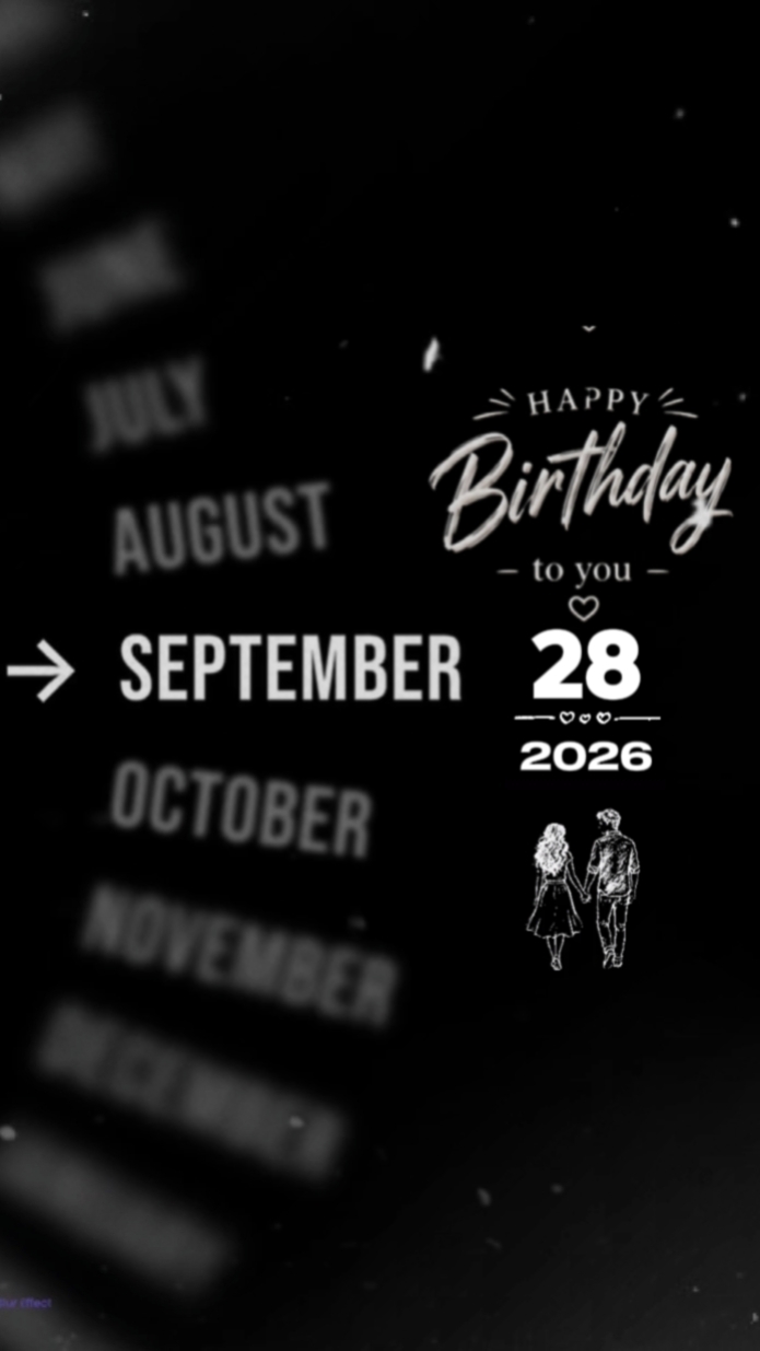 Septmber 28th Brthdy