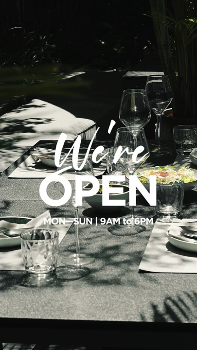 We Are Open