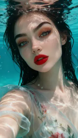 photoshoot in water