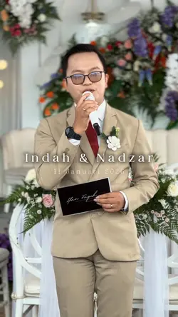Wedding moment