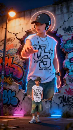 Neon Wall Identity