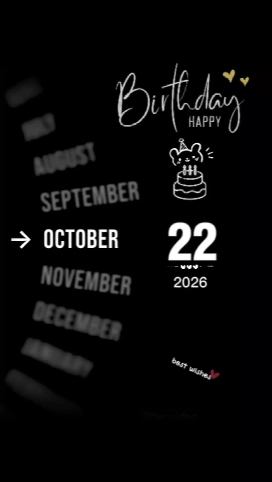 hbd 22 october