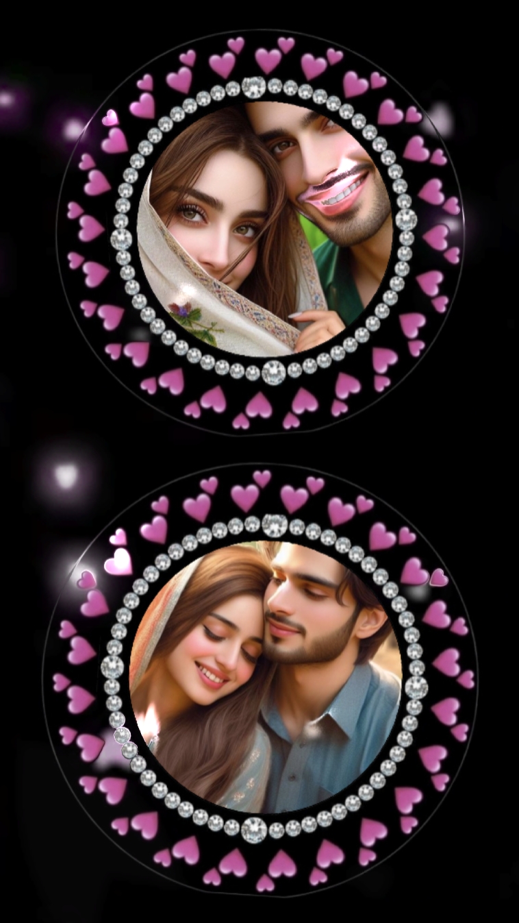 cute hearts frame 