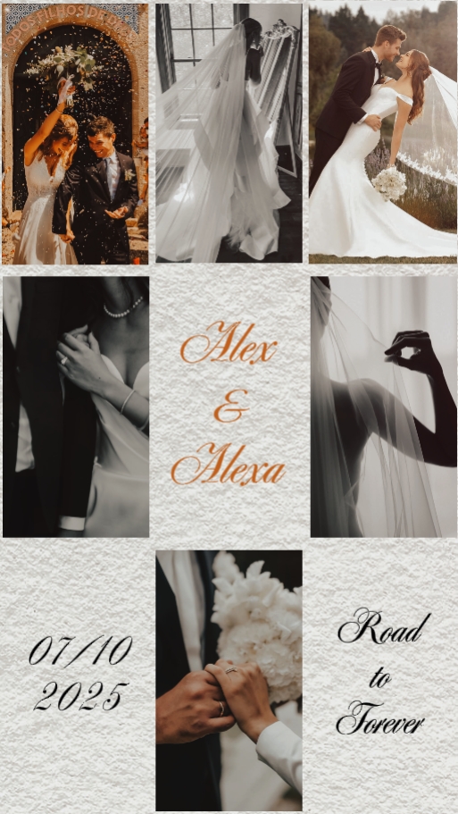 collage de mariage