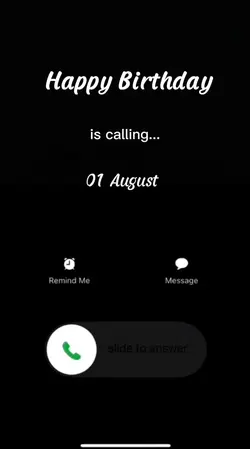 Birthday is calling