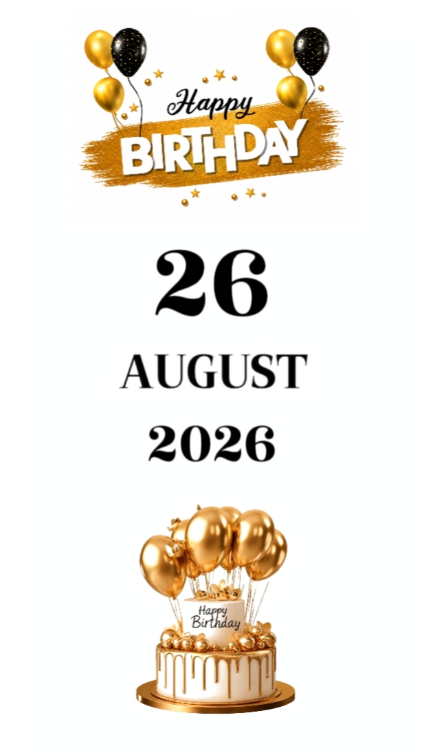 BDAY DAUGHTER 26 AUG