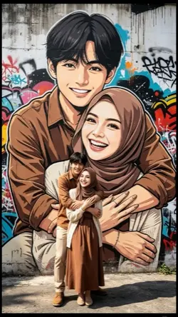 Graffiti couple