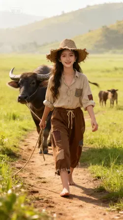 Trend AI chăn trâu 