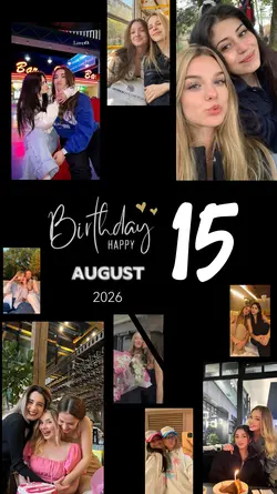 Birthday 15 August