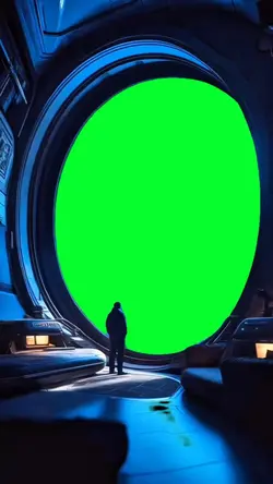 space greenscreen