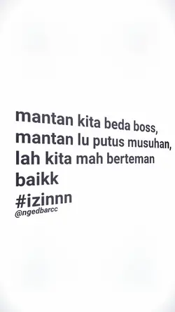 mantan kita mah beda