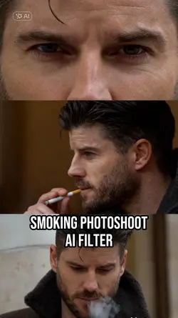 Ai smoking photoshot