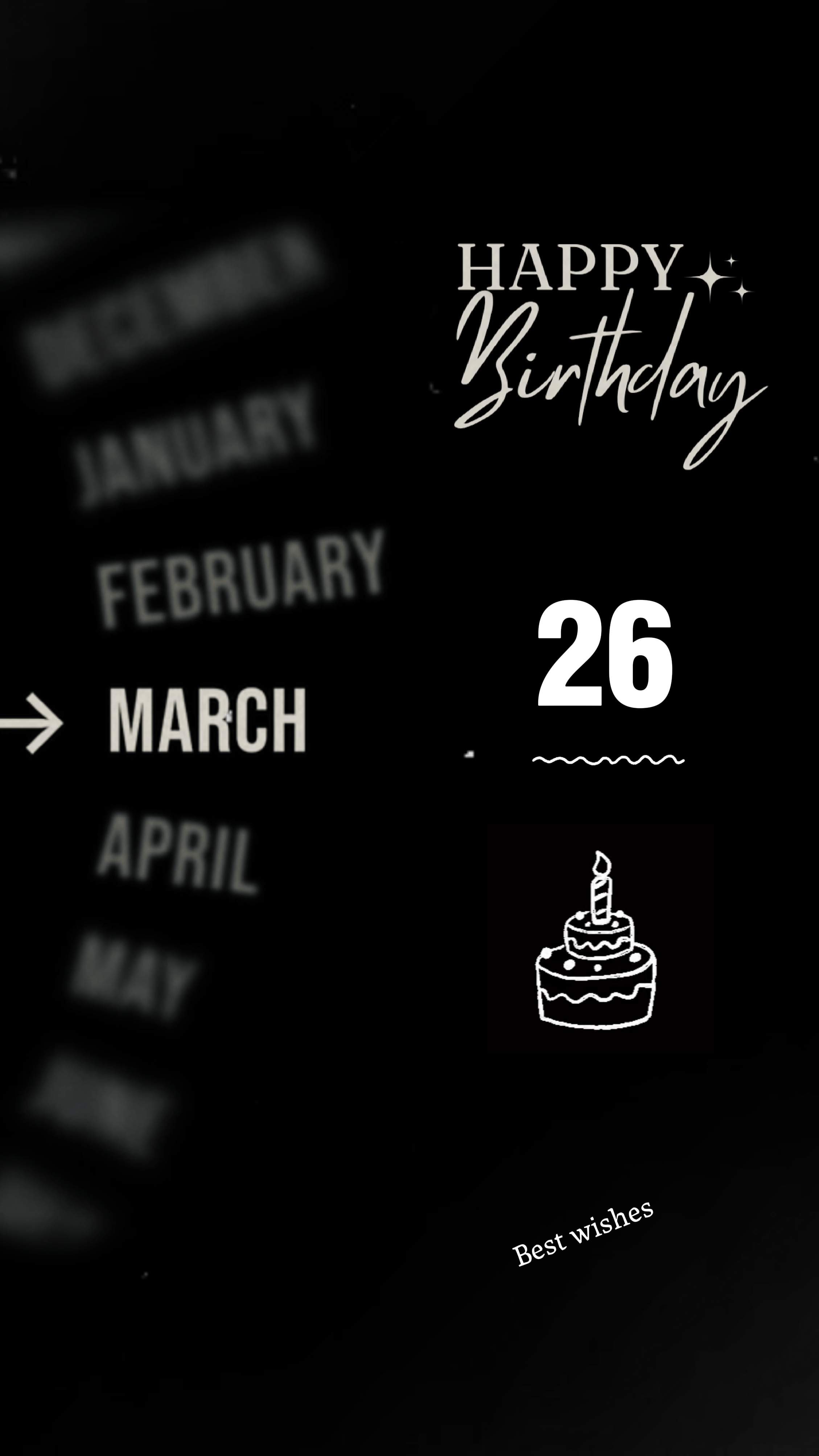 26 MARS ANNIVERSAIRE