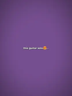 this guitar solo
