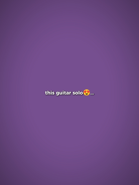Dieses Gitarrensolo