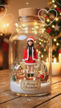 ボトルジオラマ🎄️クリスマス