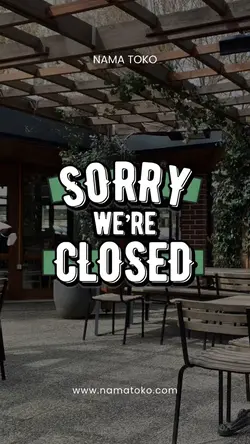 we are closed