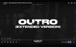 manifest outro 