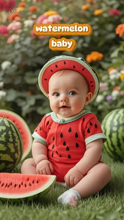AI watermelon baby 