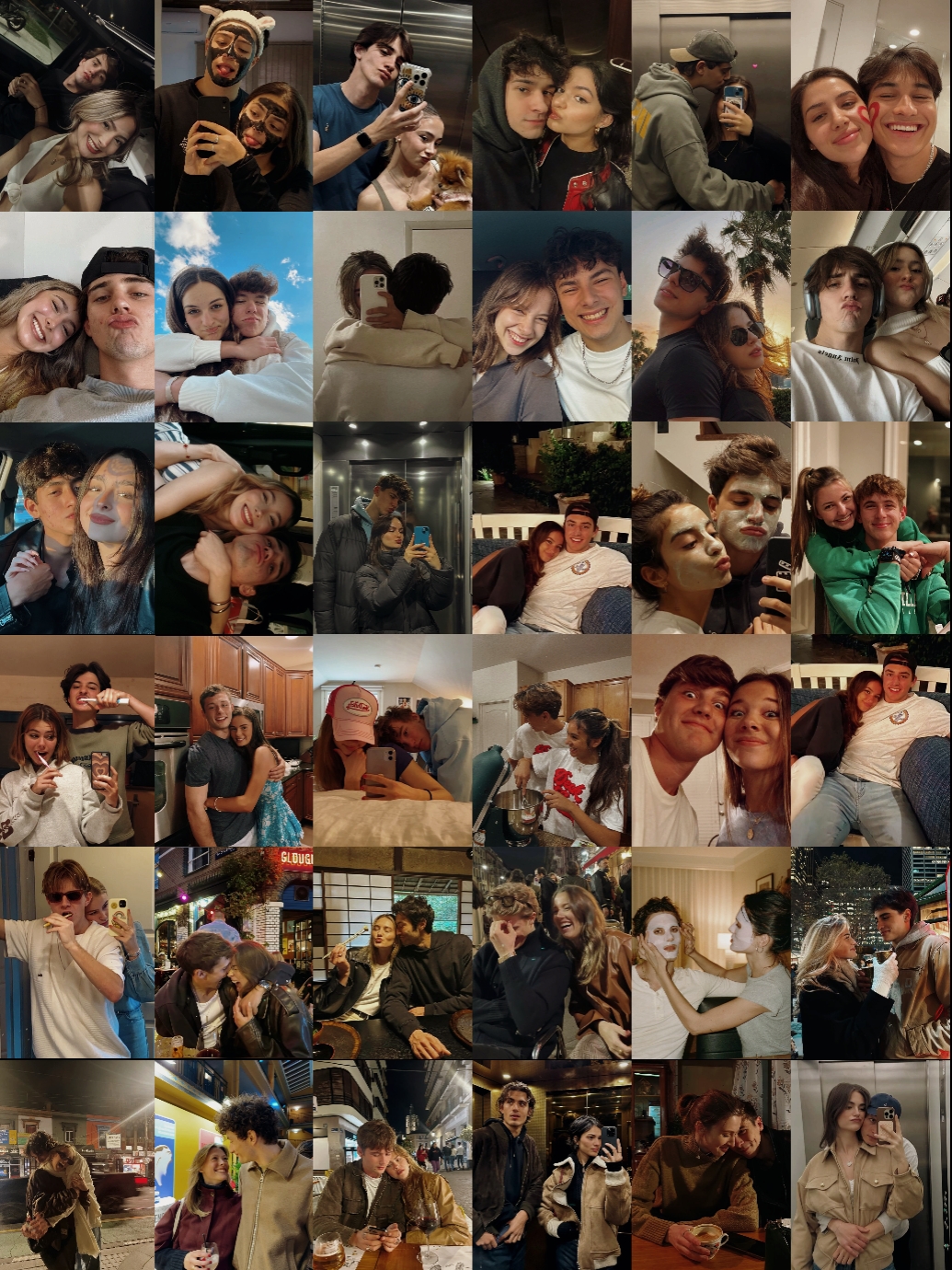 Collage de fotos de cuadrícula
