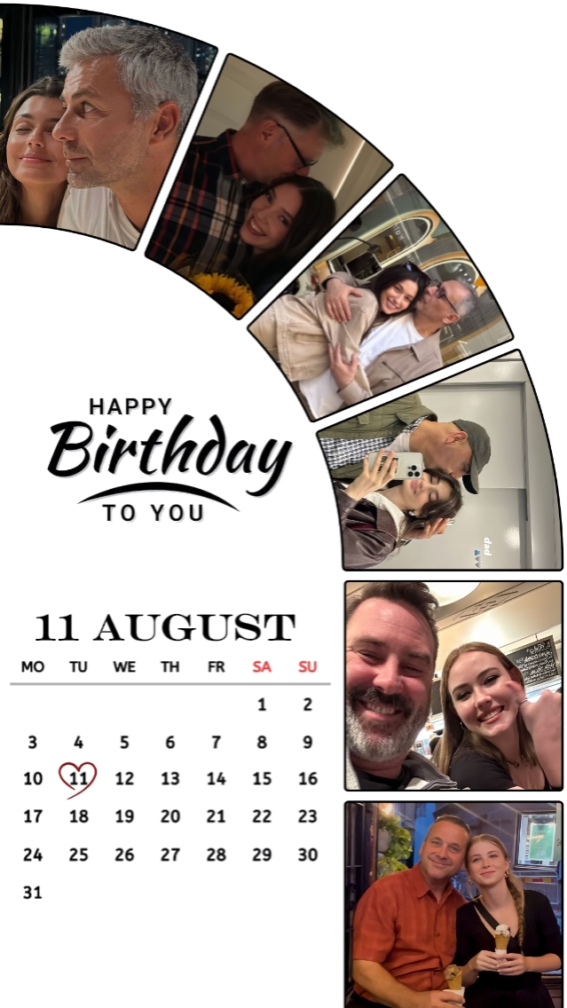 HBD PAPA 11 DE AGOSTO