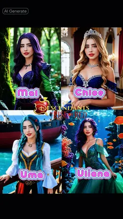 4 Descendants Disney