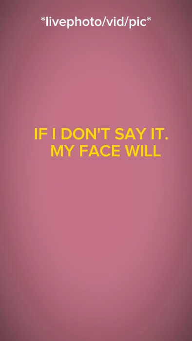 My face willl