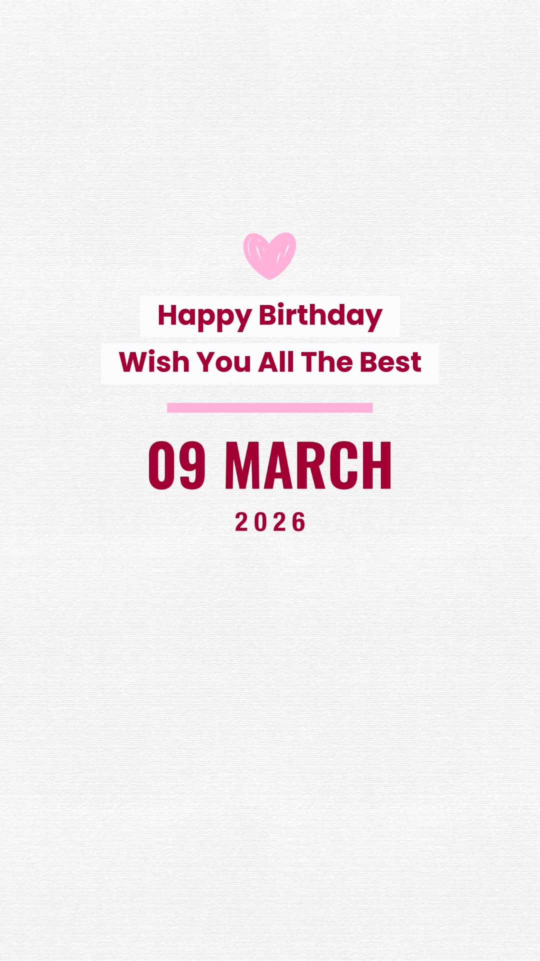 9 de marzo hbd