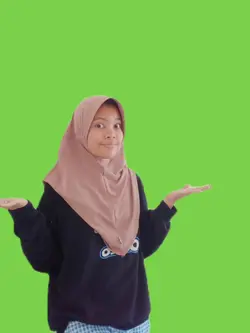 ubah latar hijau