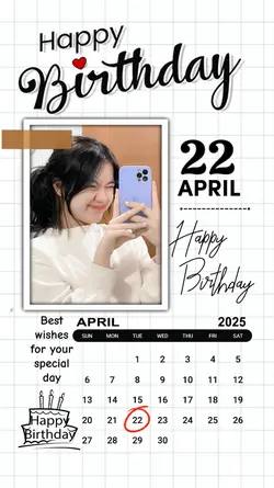 22 APRIL HBD