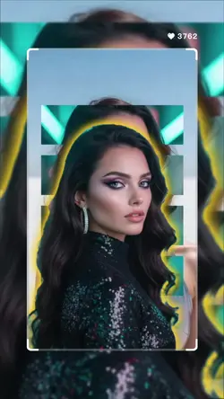 Zoom tunnel: look glam futuristico