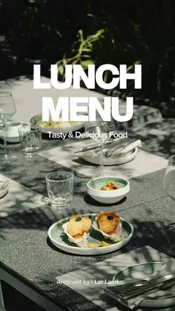 Lunch Menu