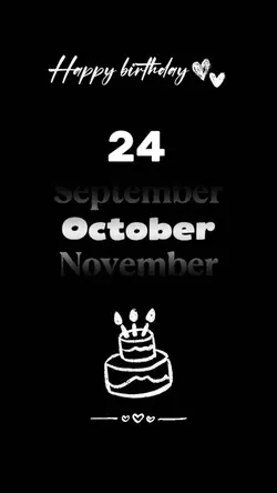 Birthday 24 october