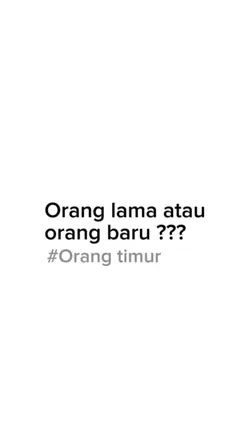 Trend Orang Timur