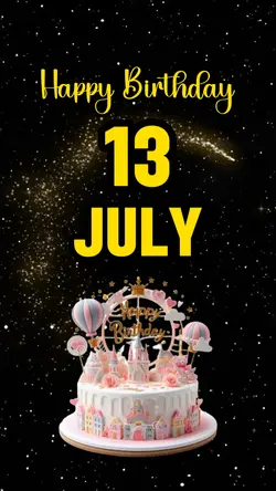 Birthday 13 July