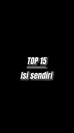 top 15 isi sendiri 