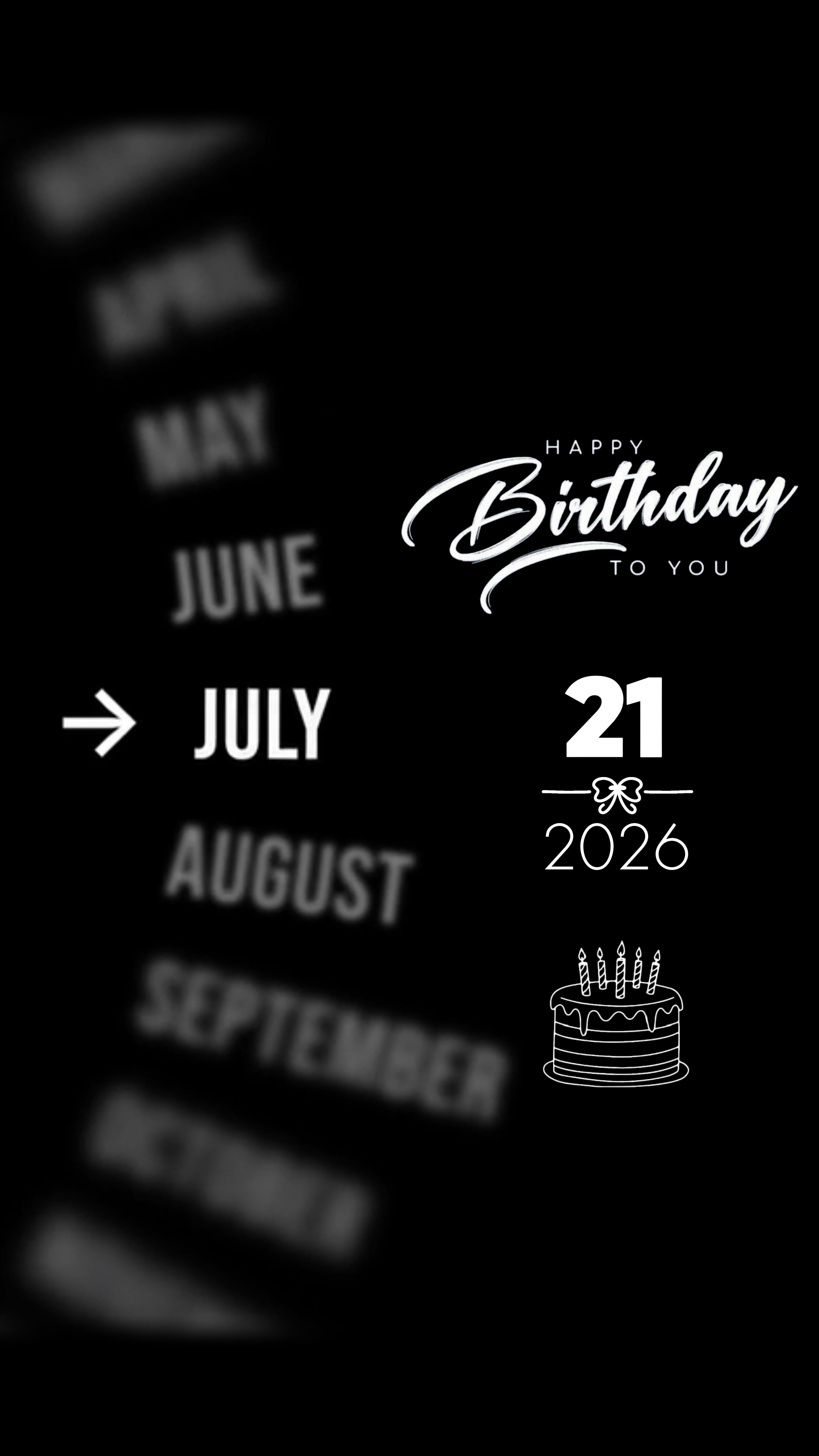 ANIVERSÁRIO 21 DE JULHO