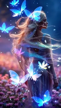 Butterfly&glow snow