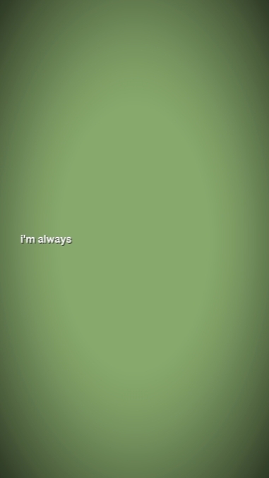 you